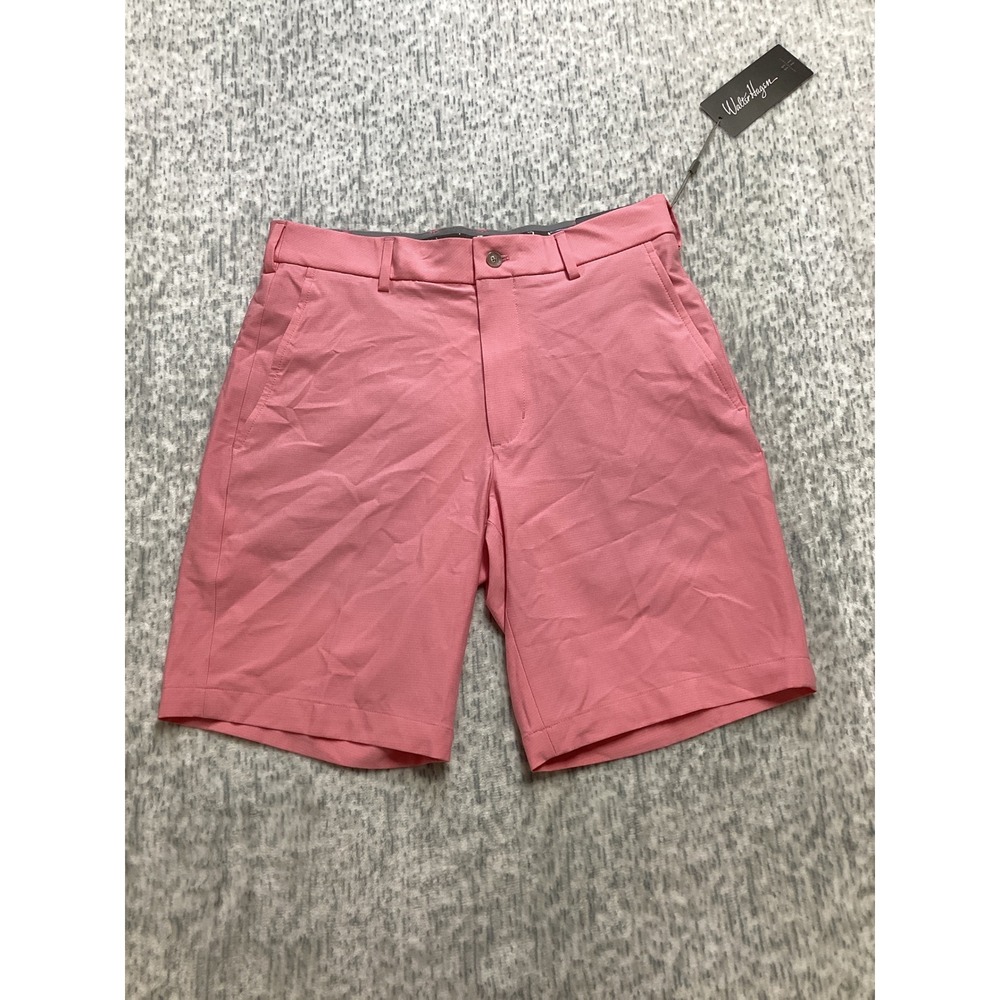 Walter Hagen Mens Performance 11 Golf Shorts Brilliant Pink W30 9in Inseam NEW